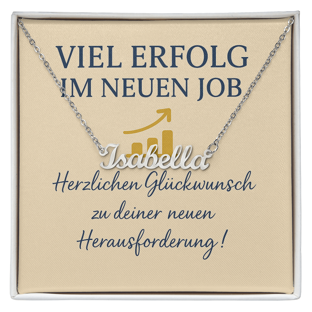 Namenskette inkl. Karte Job - Variante 1