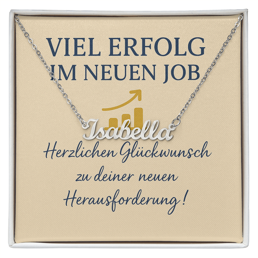 Namenskette inkl. Karte Job - Variante 1