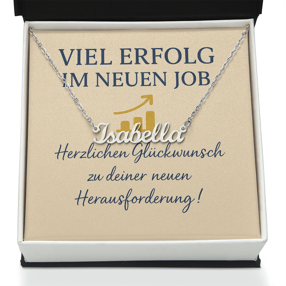 Namenskette inkl. Karte Job - Variante 1
