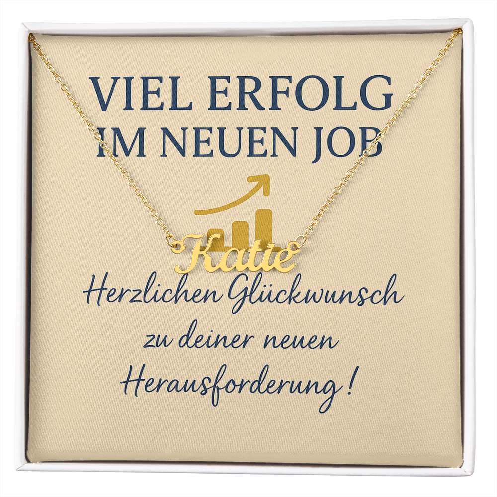 Namenskette inkl. Karte Job - Variante 1