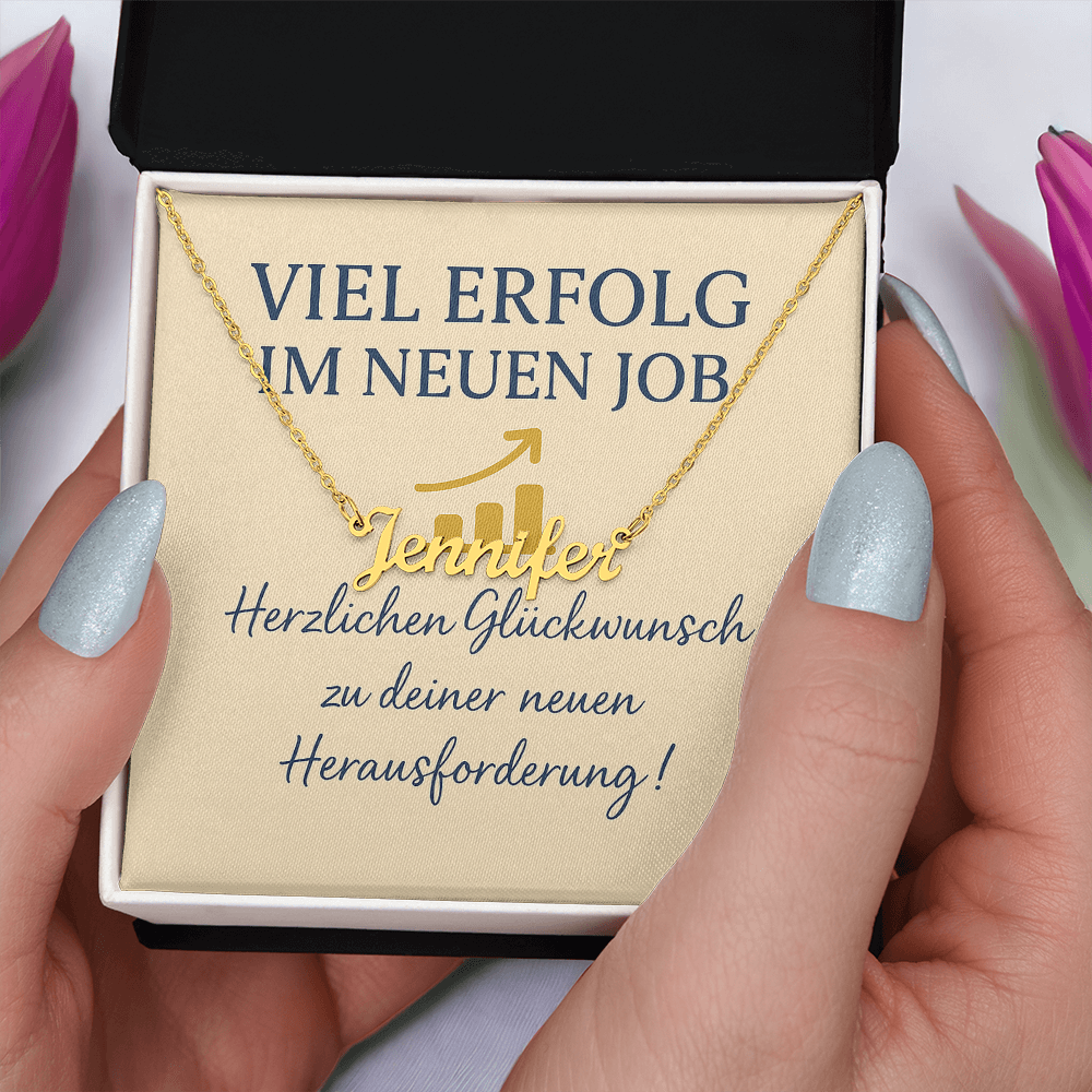 Namenskette inkl. Karte Job - Variante 1