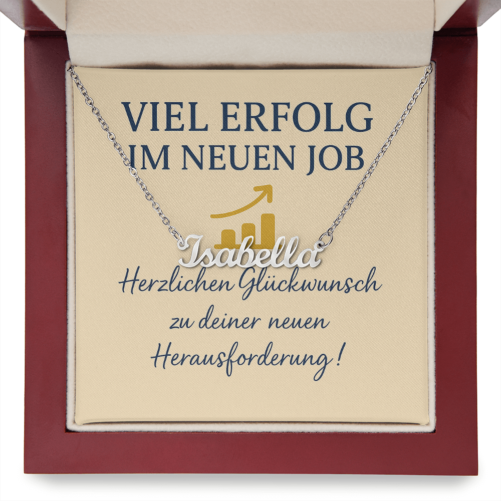 Namenskette inkl. Karte Job - Variante 1