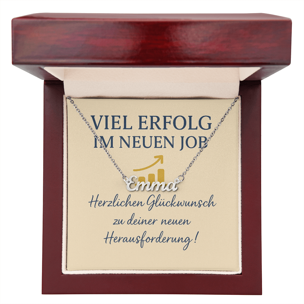 Namenskette inkl. Karte Job - Variante 1