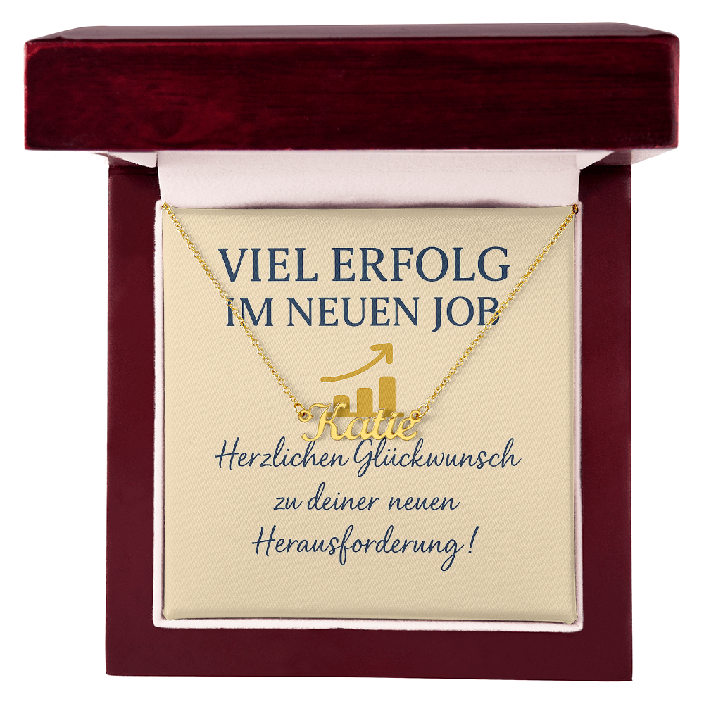 Namenskette inkl. Karte Job - Variante 1