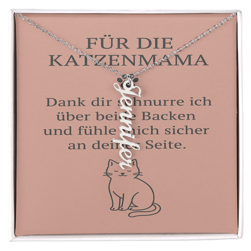 Namenskette vertikal inkl. Karte "Haustier" - Variante 3
