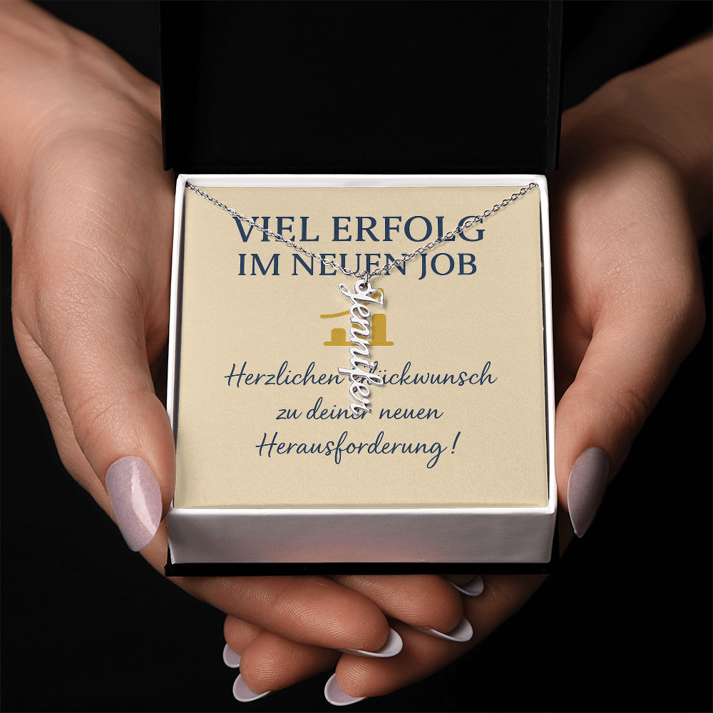 Namenskette vertikal inkl. Karte "Neues Kapitel" - Variante 1