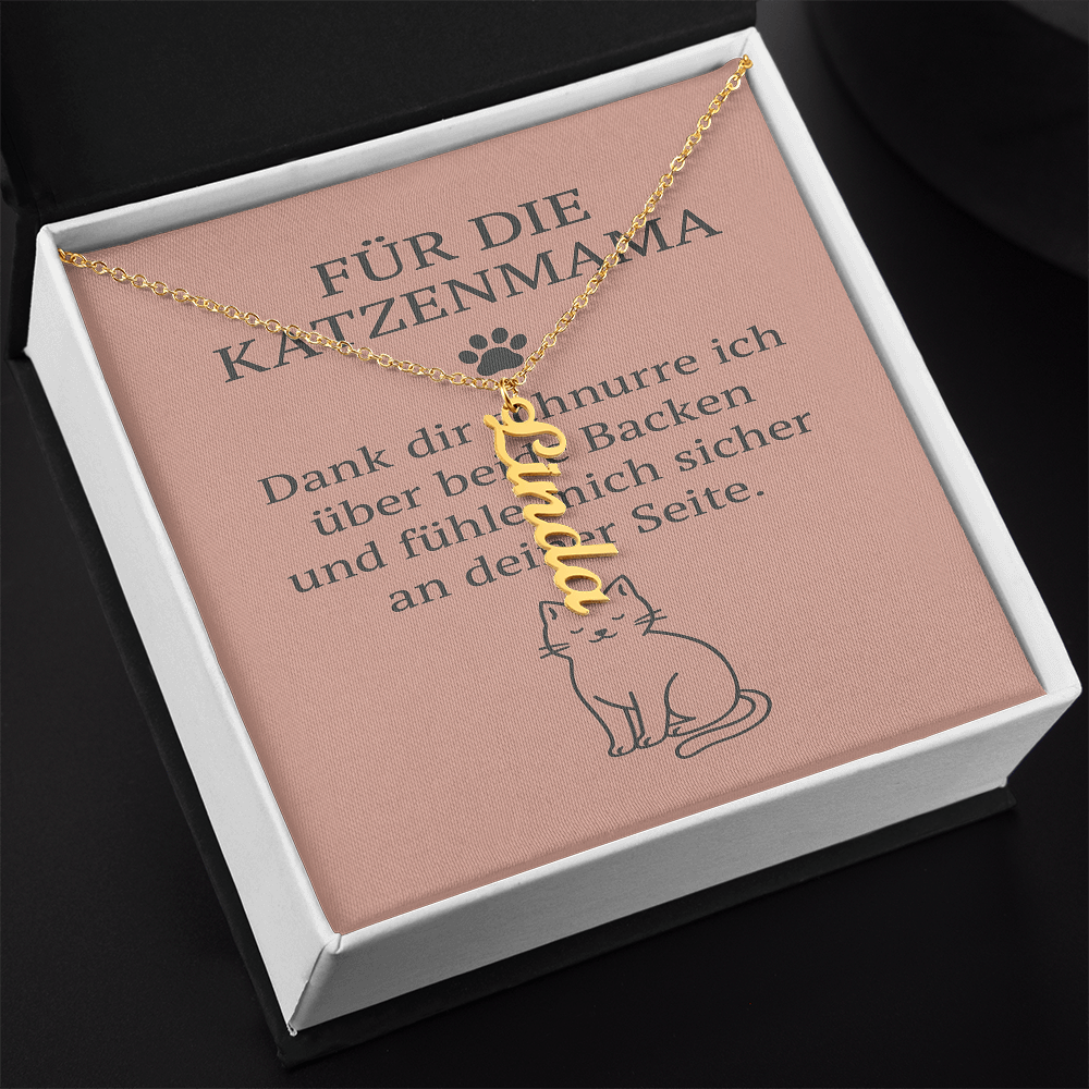 Namenskette vertikal inkl. Karte "Haustier" - Variante 3