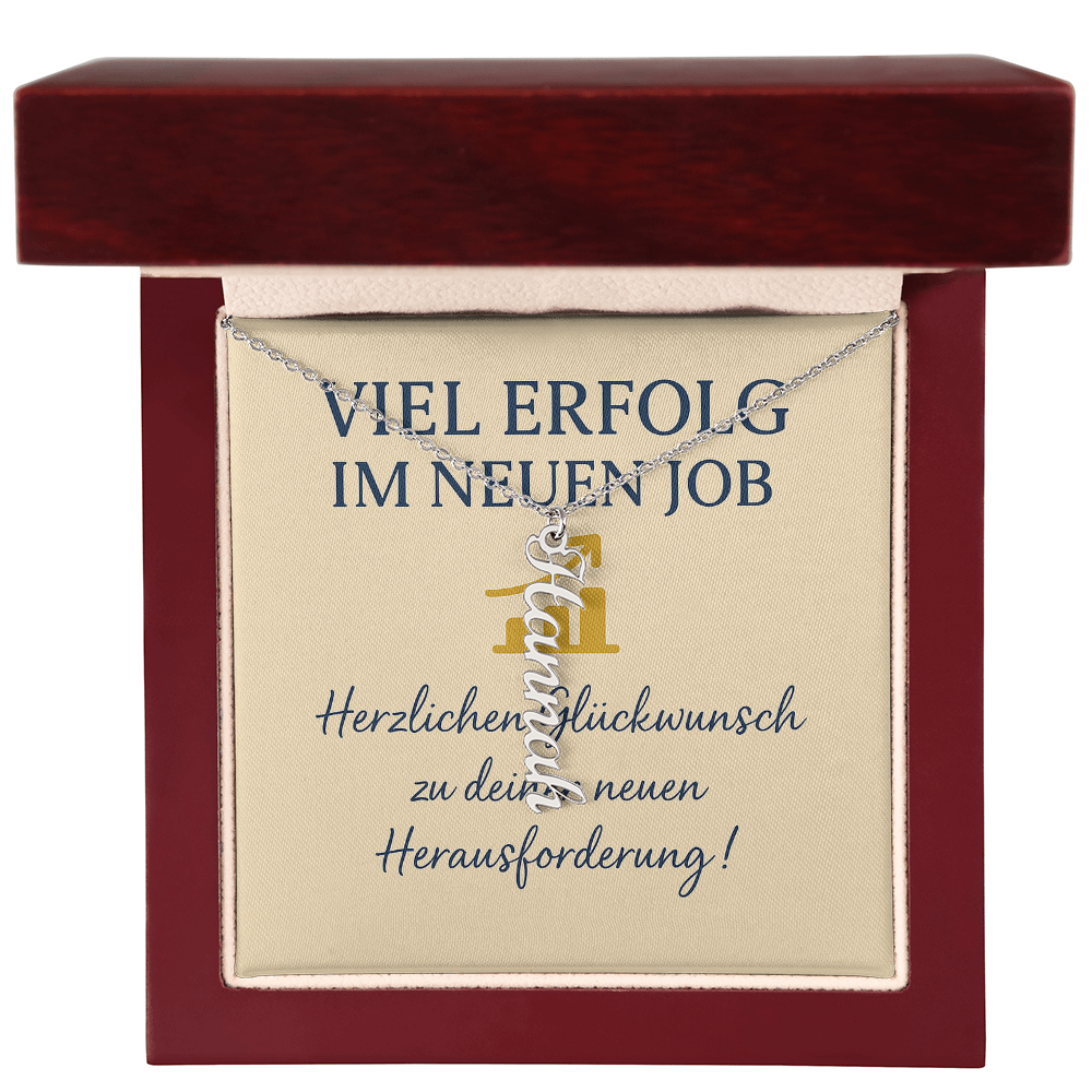 Namenskette vertikal inkl. Karte "Neues Kapitel" - Variante 1