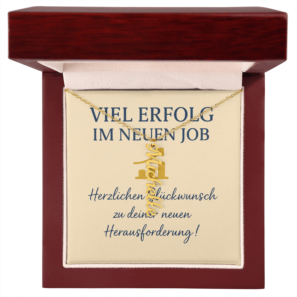 Namenskette vertikal inkl. Karte "Neues Kapitel" - Variante 1